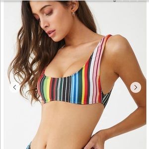 ✨Striped Bikini Top
